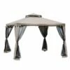 Outsunny Outdoor Gazebo 295L X 295W X 263Hcm-Taupe -OUTSUNNY Shop 1 1 18ba1a7d 928f 4620 bcf3 f1d8f50206e0