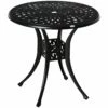 Outsunny Garden Dining Table - Black -OUTSUNNY Shop 1 1 1a792151 98fb 48b0 8121 3fcb607cfb0b