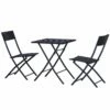 Outsunny Rattan Bistro Set - Black -OUTSUNNY Shop 1 1 2a4d8950 d119 4937 8aec 88f8143c3d68