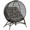 Outsunny Standing Egg Chair With Cushion - Brown 2 Outsunny Standing Egg Chair With Cushion - Brown -OUTSUNNY Shop 1 1 5732f271 17e2 434f 9224 bbc5e0848a46