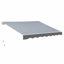 Outsunny Retractable Awning 2.5m X 2m - Grey