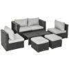 Outsunny Rattan 8pc Sofa Set - Black -OUTSUNNY Shop 1 1 d9c22fe8 5912 4d40 bc78 c7ebc39fd18c