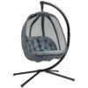 Outsunny Hanging Egg Chair - Grey -OUTSUNNY Shop 1 1 e4790ac0 d72e 405c 9177 75ea13cdf553