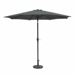 Silver & Stone Parasol Crank & Tilt 2.7m - Charcoal