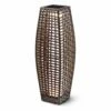 Silver & Stone Solar Roma Rattan Floor Standing Lamp - Brown -OUTSUNNY Shop 1520614034 72664900