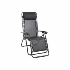 Silver & Stone Bali Valencia Reclining Sun Lounger - Black -OUTSUNNY Shop 1619083595 15555500