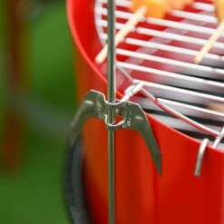 Outsunny Outdoor Charcoal BBQ Grill With Wheels - Red/ Black -OUTSUNNY Shop 1623856966 49173900 b37ad7d0 325c 4398 bf26 46dda8ff50eb