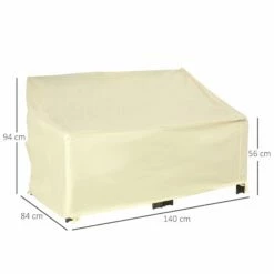 Outsunny Outdoor 2 Seater Waterproof Furniture Cover - Beige -OUTSUNNY Shop 1623857059 88877200