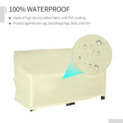 Outsunny Outdoor 2 Seater Waterproof Furniture Cover - Beige -OUTSUNNY Shop 1623857062 79103300