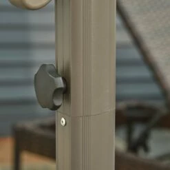 Outsunny Adjustable Angle Hanging Parasol 3 M - Khaki -OUTSUNNY Shop 1624009185 42369800 5aa478a6 9c50 4f6a b794 8c102bac8657