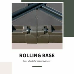 Fillable Umbrella Parasol Base With Wheels - Brown -OUTSUNNY Shop 1624009648 93129500 09acb636 4d78 41c3 9cdb 98c72e953e30