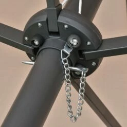 Outsunny 4.4 M Double-Sided Parasol Umbrella With LED Solar Lights - Khaki -OUTSUNNY Shop 1624009742 07456500 ca058b8c 8f0f 413f 8d10 c7931c07fb0a