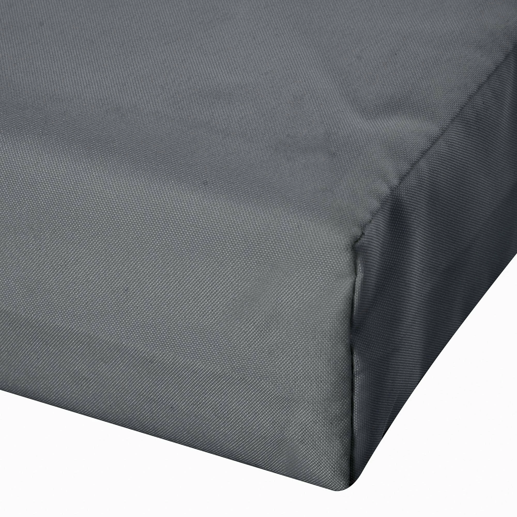 Outsunny Seat Cushion Cover Replacement Set - Grey 5 Outsunny Seat Cushion Cover Replacement Set - Grey - Image 3