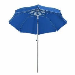 Oasis 1.9 M Beach Umbrella Parasol With Ajustable Angle And Carry Bag - Blue