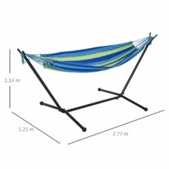 Outsunny Hammock With Metal Stand And Carrying Bag -OUTSUNNY Shop 1624015102 57072300