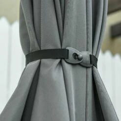 Oasis 3 X 2 M Adjustable Title Crank Garden Parasol - Grey -OUTSUNNY Shop 1624015155 46663600