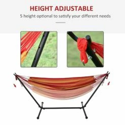 Outsunny Hammock With Metal Stand And Carrying Bag . -OUTSUNNY Shop 1624015222 53014400