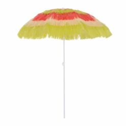 Oasis Hawaiian Style Garden Umbrella Parasol With Tilt - Multi Colour