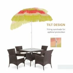 Oasis Hawaiian Style Garden Umbrella Parasol With Tilt - Multi Colour -OUTSUNNY Shop 1624015522 84636800 6d62c49c 2f9c 4bca 87a2 35329146b96a