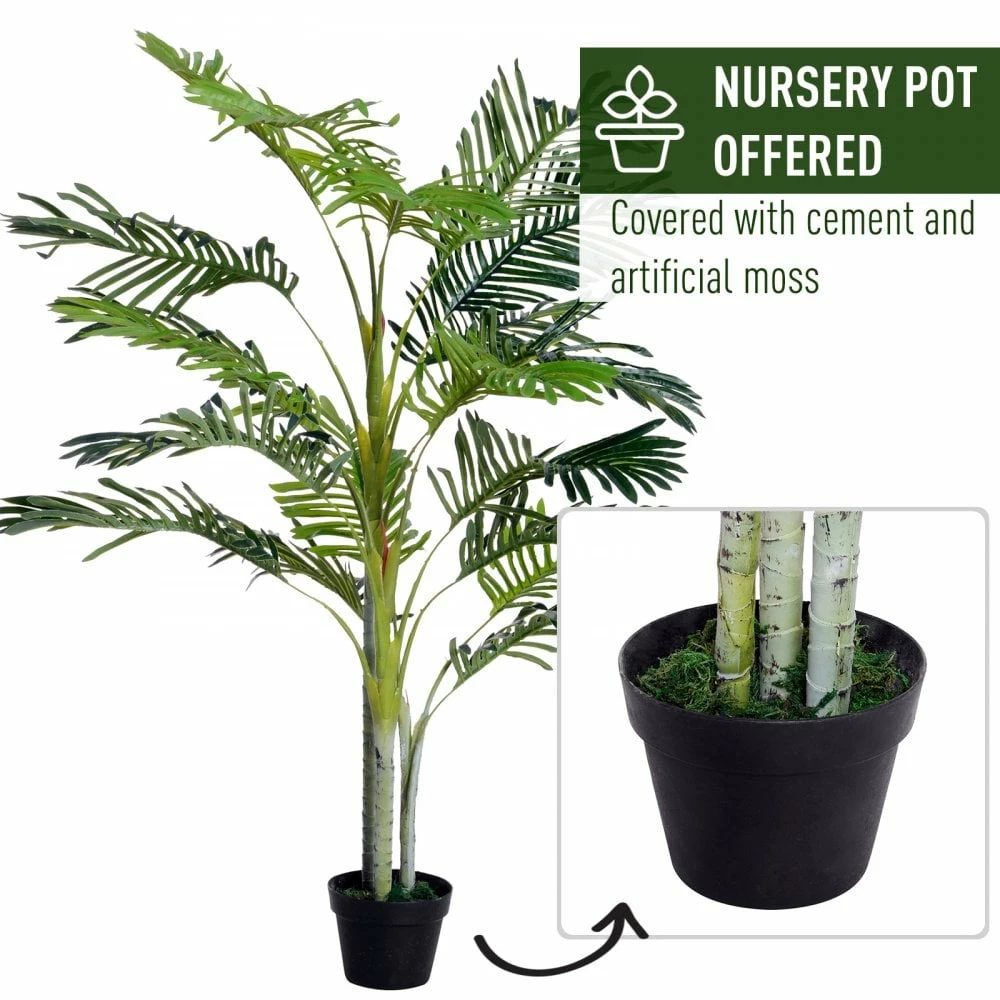 Outsunny 150cm Artificial Plant With Pot 10 Outsunny 150cm Artificial Plant With Pot - Image 8