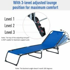 Outsunny Sun Lounger With Pillow - Blue -OUTSUNNY Shop 1624015768 26319700 87658bc8 1abd 46d8 9877 92a40f735e5e