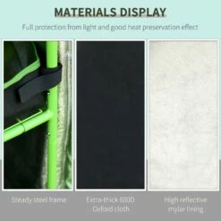 Outsunny Hydroponic Plant Grow Tent 80L X 80W X 160Hcm -OUTSUNNY Shop 1624015784 83544000 f094942c d650 44cc 9db9 ed4e63238278