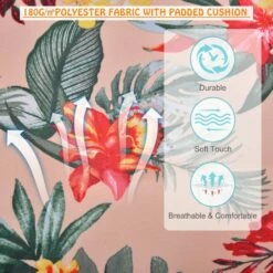 Outsunny Hanging Rope Frame Hammock Chair - Floral 15 Outsunny Hanging Rope Frame Hammock Chair - Floral -OUTSUNNY Shop 1624016010 90768200 1feb5e19 5cf6 4296 9e34 a8265a9d09cf