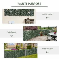 Outsunny Artificial Leaf Trellis - Dark Green 2.4m X 1m 17 Outsunny Artificial Leaf Trellis - Dark Green 2.4m X 1m -OUTSUNNY Shop 1624016323 92289900 4cb76557 adb2 418f ba8b 2b8a83565507