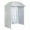 Oasis 2.2 M Outdoor Fishing Parasol Umbrella With Side Panel - White 1 Oasis 2.2 M Outdoor Fishing Parasol Umbrella With Side Panel - White -OUTSUNNY Shop 1624026187 22566700