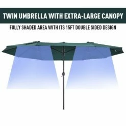 Oasis 4.6 M Double-Sided Umbrella Parasol - Green -OUTSUNNY Shop 1624026296 23906700 6ac6c4ef 8535 4547 ba31 77075dd06c9a