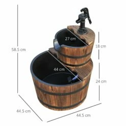 Outsunny 2 Tier Wooden Water Pump Fountain -OUTSUNNY Shop 1624029504 76201900 1fb58b5f f024 4675 bdce b6f741cfbcfc
