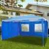 Oasis 4 X 3 M Steel Frame Gazebo/ Party Tent With Window - Blue -OUTSUNNY Shop 1624030537 04326000 e95b5e07 7217 4439 87fe a6165836de54
