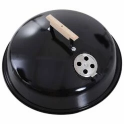 Outsunny Portable Round Charcoal Grill BBQ - Black -OUTSUNNY Shop 1624031116 78778600