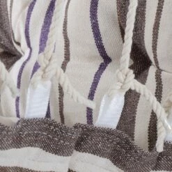 Outsunny Hanging Hammock Swing Chair - Brown/White Stripes -OUTSUNNY Shop 1624031205 33172000