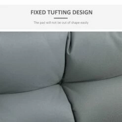 Outsunny-2 Piece Garden Pallet Padded Cushions - Grey -OUTSUNNY Shop 1624031259 48858600