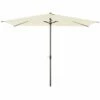 Oasis 3 X 2 M Ajustable Title Crank Garden Parasol - Beige -OUTSUNNY Shop 1624031320 36898700