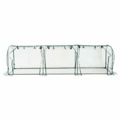Steel Frame Portable Plastic Cover Greenhouse