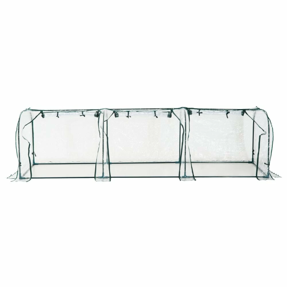 Steel Frame Portable Plastic Cover Greenhouse 3 Steel Frame Portable Plastic Cover Greenhouse