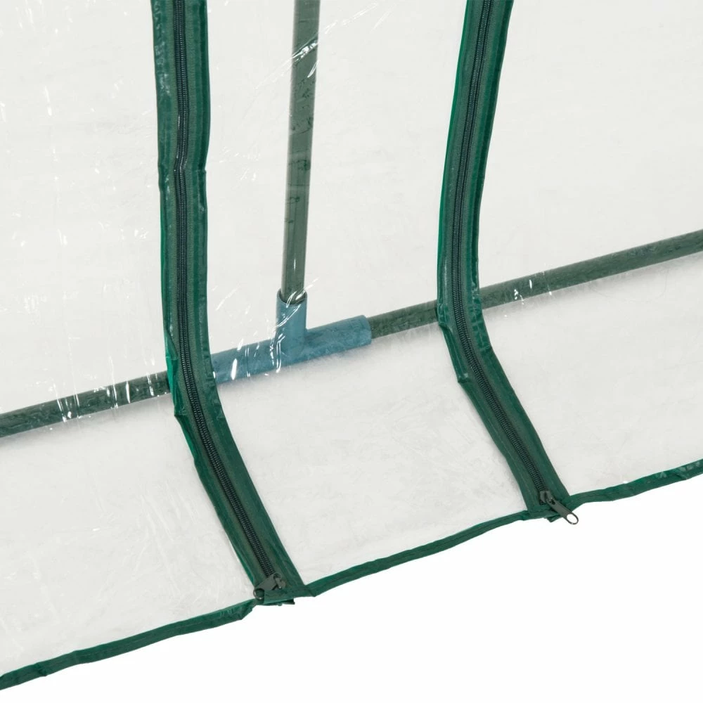 Steel Frame Portable Plastic Cover Greenhouse 4 Steel Frame Portable Plastic Cover Greenhouse - Image 2