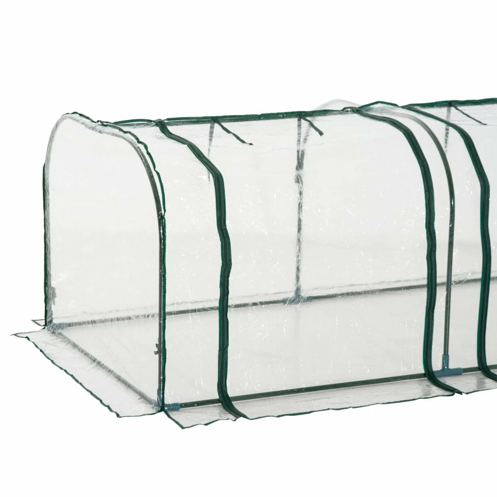 Steel Frame Portable Plastic Cover Greenhouse 6 Steel Frame Portable Plastic Cover Greenhouse - Image 4