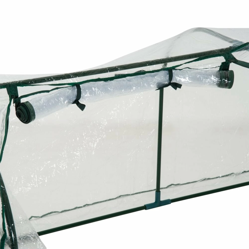 Steel Frame Portable Plastic Cover Greenhouse 8 Steel Frame Portable Plastic Cover Greenhouse - Image 6