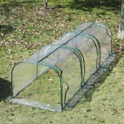 Steel Frame Portable Plastic Cover Greenhouse 17 Steel Frame Portable Plastic Cover Greenhouse -OUTSUNNY Shop 1624031648 25869700