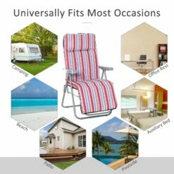 Outsunny Lounger Set - Red/White -OUTSUNNY Shop 1624031714 88792300 177cc29b c86a 4216 953f 658c0cf9df40