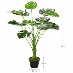 OUTSUNNY Artificial Monstera Plant Tree With Pot 85cm -OUTSUNNY Shop 1624032021 65742900 81044fc4 b80a 4989 9de0 2418fdcb6ccd