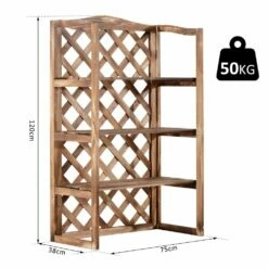 3 Tier Wooden Flower Stand -OUTSUNNY Shop 1624032069 73542000