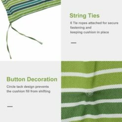 Outsunny Set Of 2 Durable Swing Chair Cushion - Green 14 Outsunny Set Of 2 Durable Swing Chair Cushion - Green -OUTSUNNY Shop 1624268922 06091400 fc39bd7a c476 48af 8da7 5eed1f04d04f