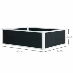 Outsunny Raised Garden Bed Planter - 100 X 80 Cm -OUTSUNNY Shop 1624269829 40175800