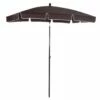 Outsunny Garden Parasol Umbrella, Outdoor Market Table Umbrella With Ruffles & Aluminium Pole, Rectangular Tilting Parasol Sun Shade Canopy, 2 X 1.3m, Brown 1 Outsunny Garden Parasol Umbrella, Outdoor Market Table Umbrella With Ruffles & Aluminium Pole, Rectangular Tilting Parasol Sun Shade Canopy, 2 X 1.3m, Brown -OUTSUNNY Shop 1624274841 60021400