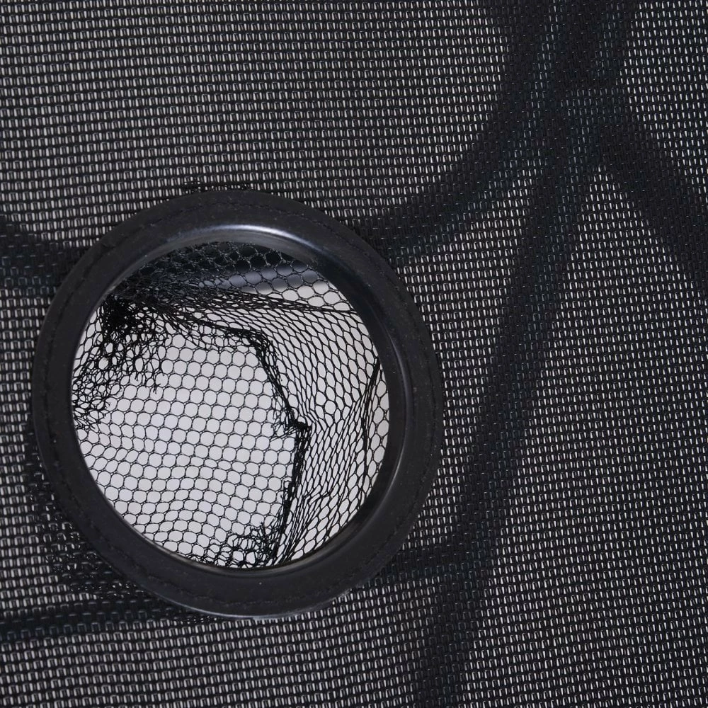 Outsunny Zero Gravity Sun Lounger With Pillow - Black 6 Outsunny Zero Gravity Sun Lounger With Pillow - Black - Image 4