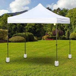 4 Piece Plastic Tent Leg Base Weights - White -OUTSUNNY Shop 1624275338 47537900 792bb2f2 266f 46df 8233 47875aaa8fcf